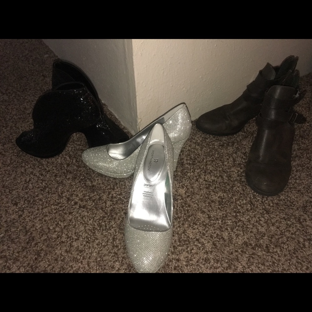 Three pairs of shoes 💕💕💕
